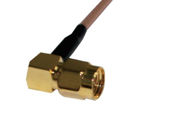 SMA 90° PLUG TO CABLE (RG316 cable) 